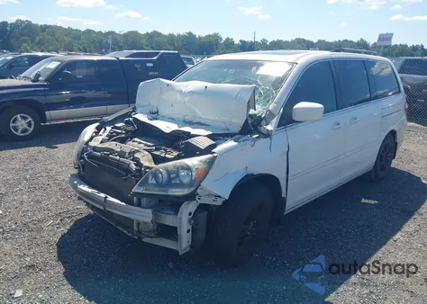 2007 Honda Odyssey Ex-L from USA, damaged, VIN 5FNRL38707B440118